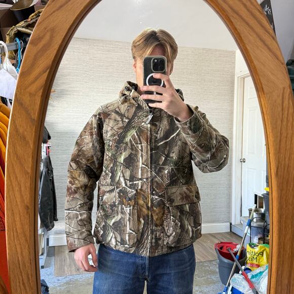 Y2K RealTree Camo Hooded Jacket M - Picture 4 of 5